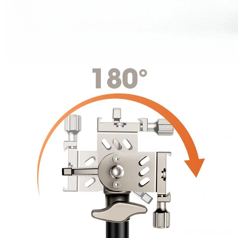 Photography Light Cloud Stand Adapter Mounting Bracket Camera Tripod Fill Light Arca-Style Angle-Adjustable Conversion Head