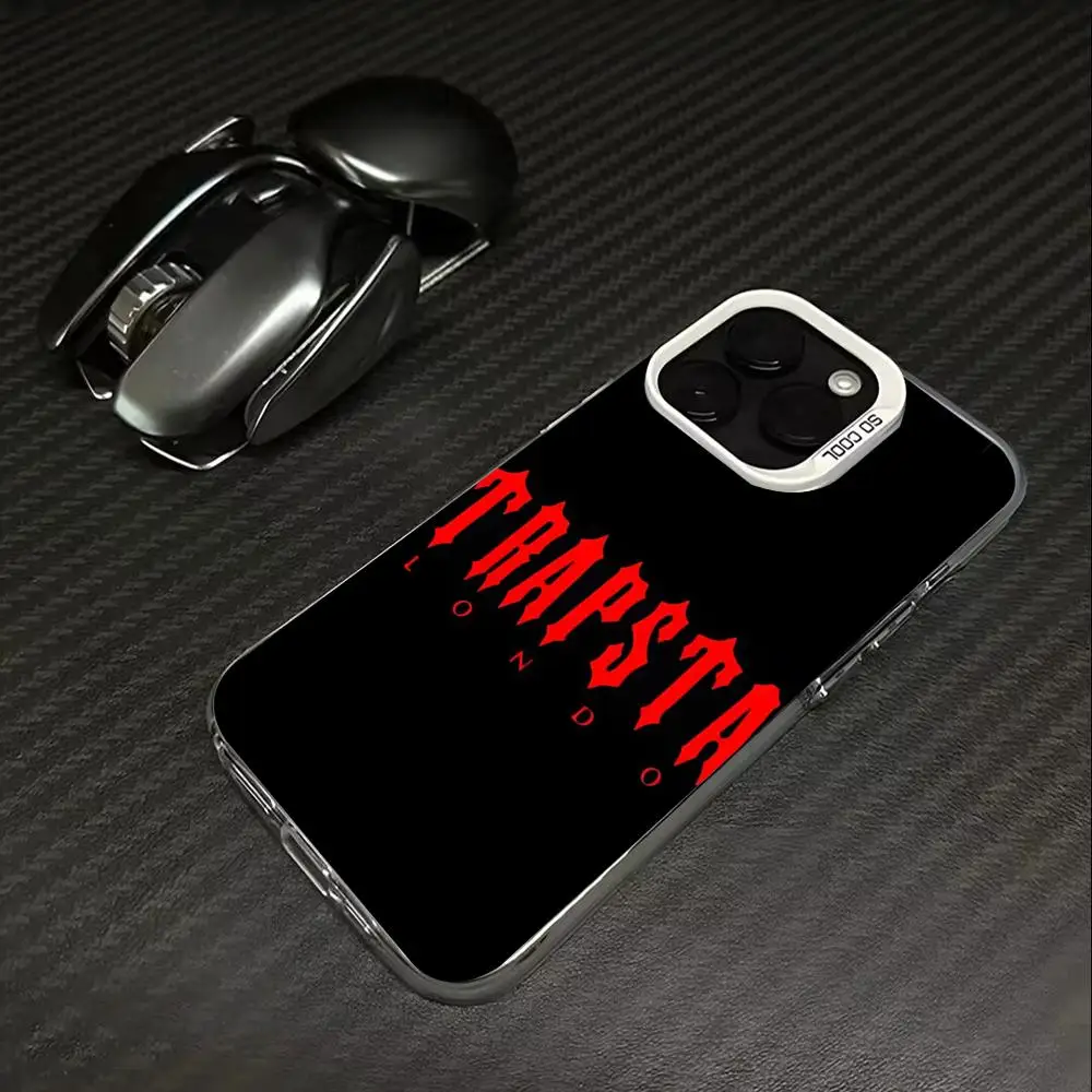 Hot T-Trapstars Phone Case For Iphone 17 16 15 14 Pro Max Xr Air Plus Black Silver Hard Shell Cover view 4