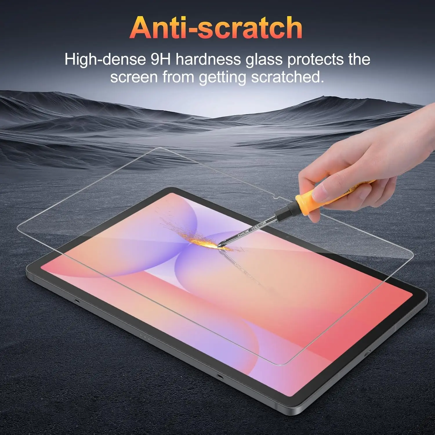 2 Stück Gehärtetes Glas Displayschutzfolie für Samsung Galaxy Tab S7 Fe 12.4 A8 S10 S11 S6 Lite A9 S8 S9 Fe Plus Ultra Schutzfolie – Detail 6