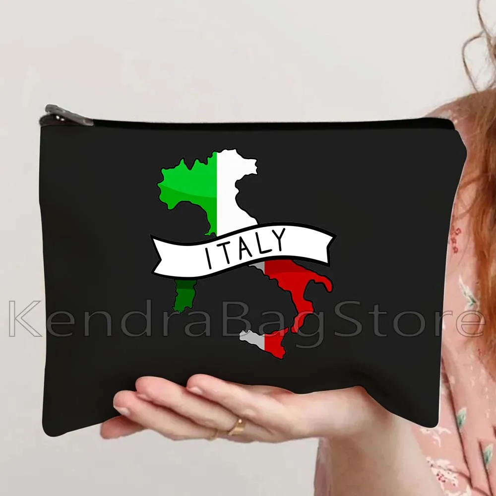 أيسلندا إيران أيرلندا إيطاليا جورجيا اليونان لاتفيا المكسيك كولومبيا رواندا العلم خريطة قماش مستحضرات التجميل ماكياج المرحاض حقيبة الحقيبة