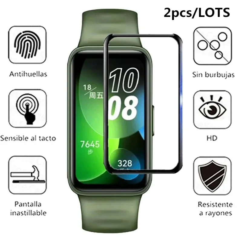 1-3PCS Curved Screen Protector For Huawei Band 10 9 8 7 6 Anti-scratch Protective Film for Huawei 10 9 8 7 6 Watch Accessories