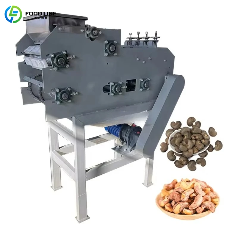 Customized Smart Control Nut Shelling Machine Labor Saving Cashew Shelling Machine for Food Production Line