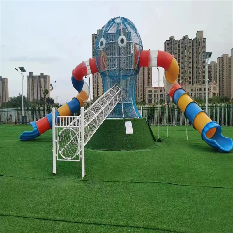 

Playground slide equipment Outdoor indoor floor Children's roof set Commercial hot selling playground equipment