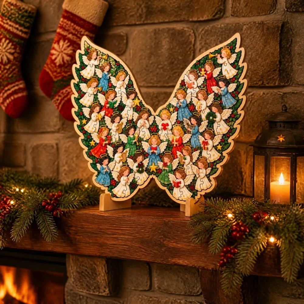 Creative Wooden Jigsaw Puzzle Animal Shape With Stand Unique Shape Puzzle Festive Shaped Unique Shape Christmas Puzzle Party