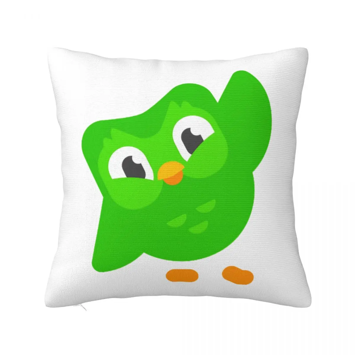 Duolingo Cartoon Owl Pillow Covers Polyester Bed Car Cushion Cover Creative Home Decoration Pillow Cover 40*40