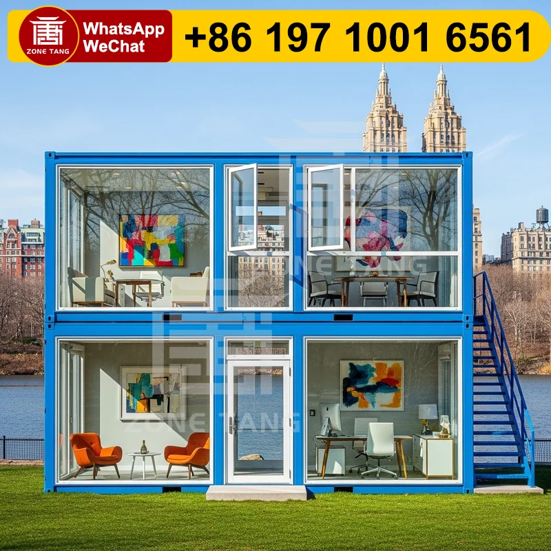 

Сборные контейнерные домики с длительным сроком службы для продажи. Набор для нескольких комнатных домов. Плоский домик. Легко передвижные контейнерные здания.