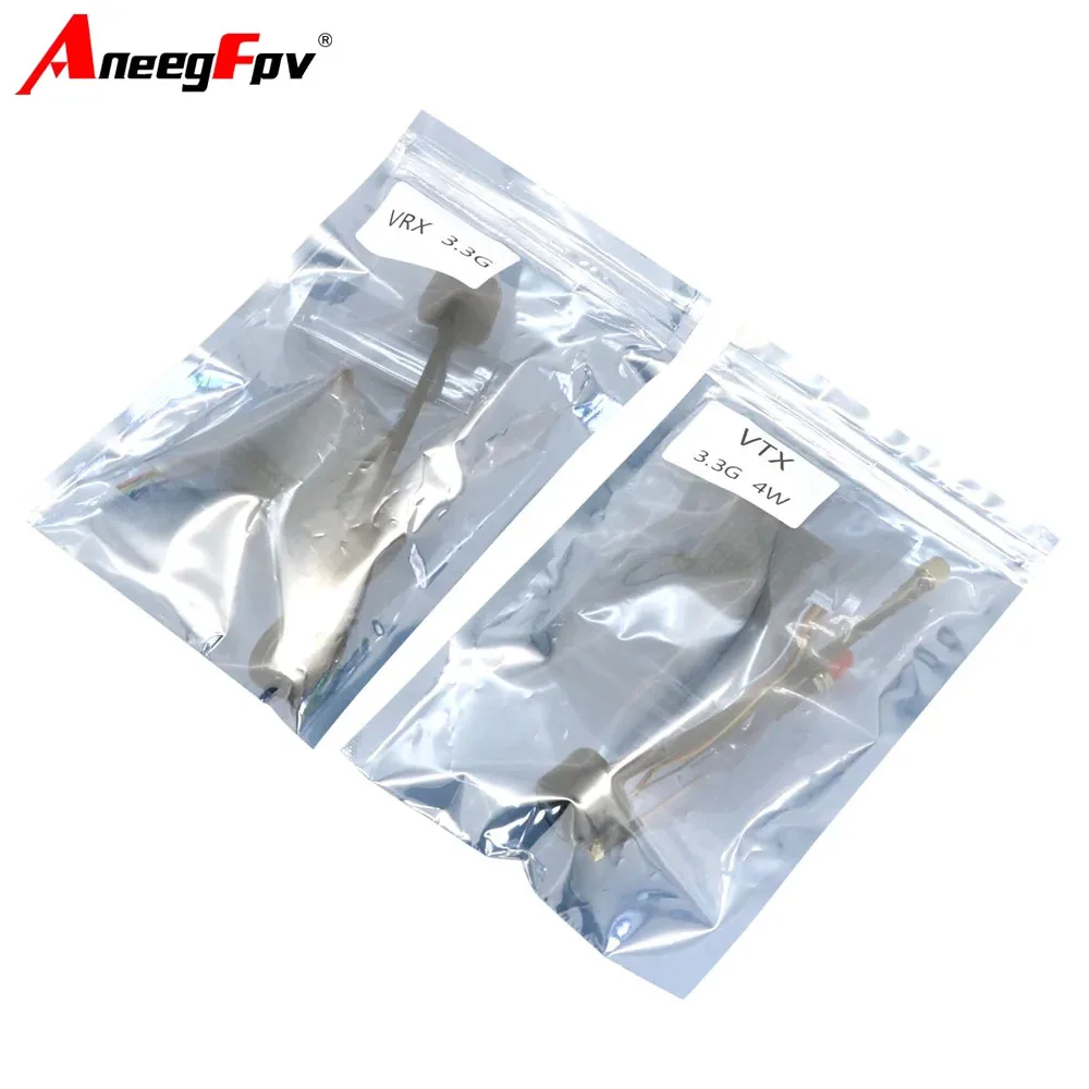AneegFpv 3.3G 4W 아날로그 비디오 송신기 FPV VTX 3.3G VRX 비디오 수신기 Skyzone/fatshark FPV 드론 액세서리