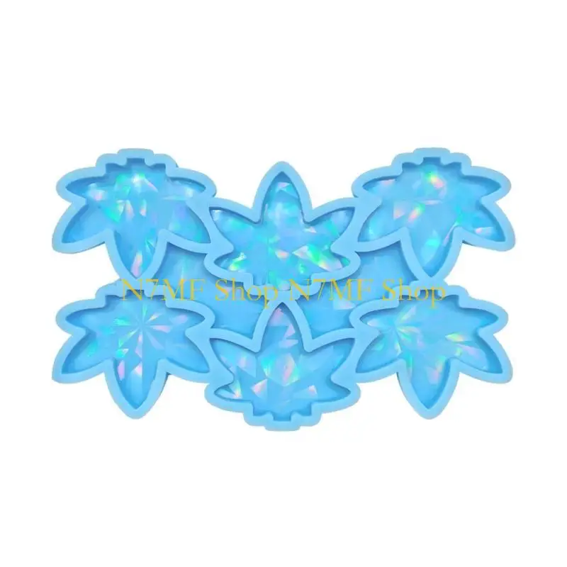 

N7MF Holographic-Silicone Molds Light Hanging-Ornament Epoxy Mold DIY Art