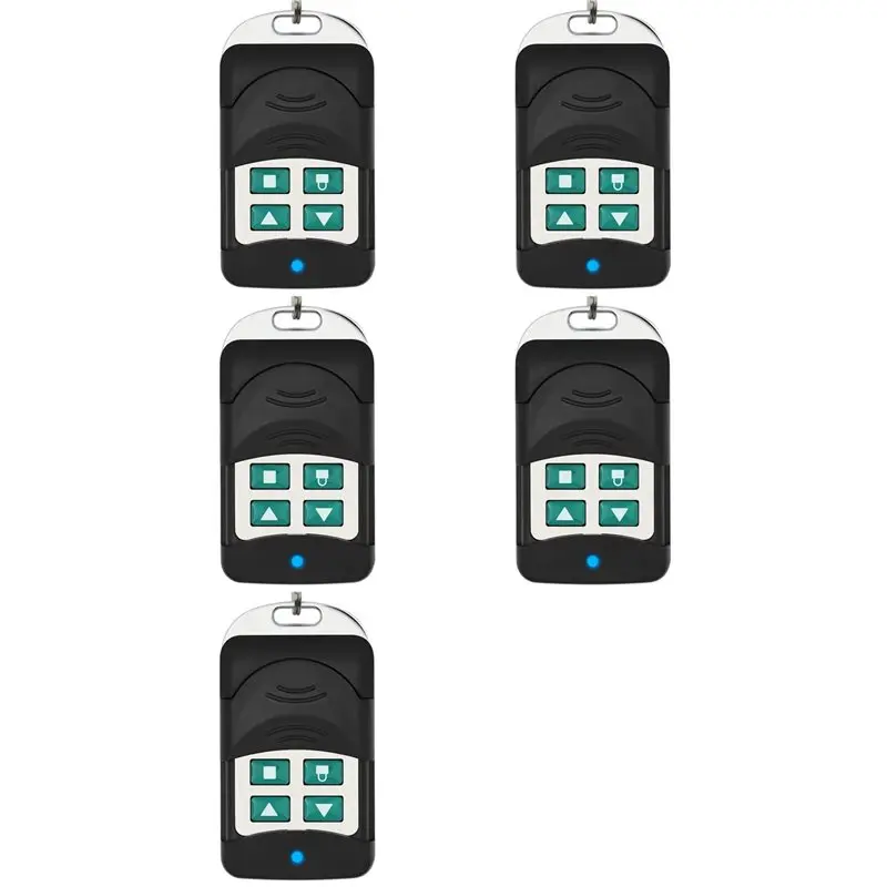 

【DIGITAL GADGET】5X New Garage Door Rolling Code Super Metal Four-Button Copy Wireless Remote Control 433MHZ Copy Safety Protecti