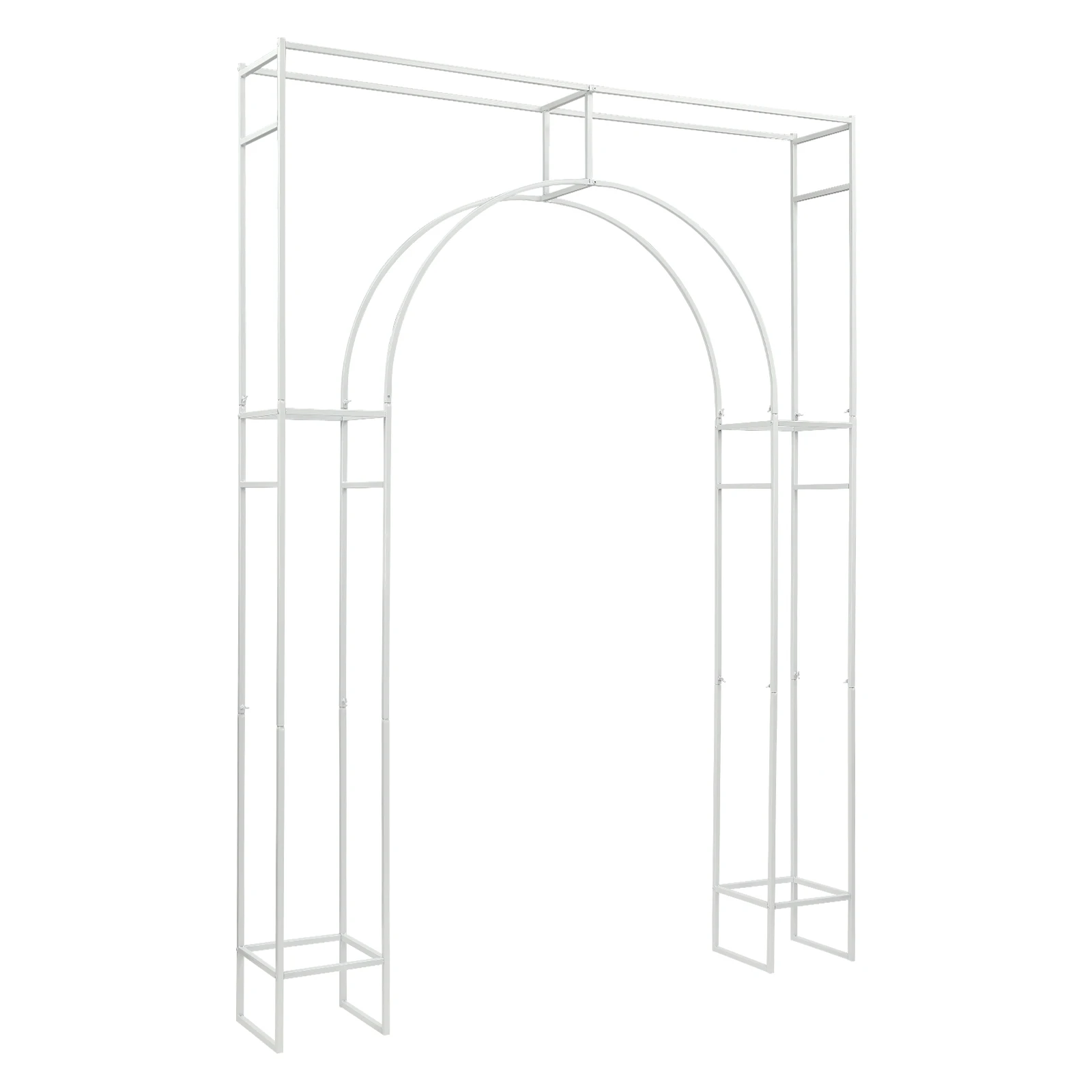 180*240cm Wedding Arch Backdrop Stand Decor Backdrop Stand Ceremony Decorative Frame Durable Balloon Flower Rack