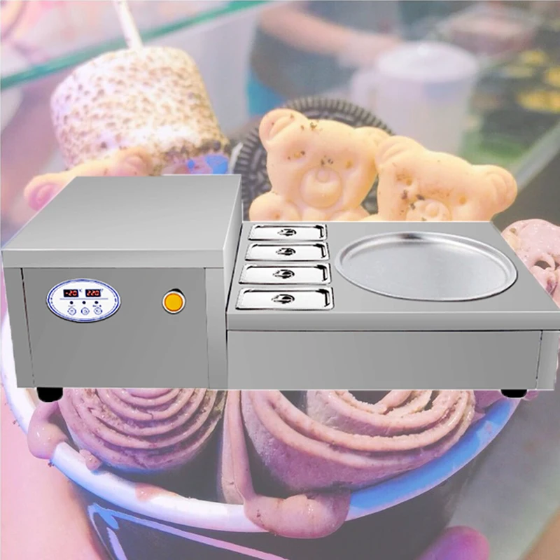 

Fried Yogurt Machine Fried Ice Cream Machine Small Ice Cream Machine Fruit Roll Ice Cream Machine Brand New Home