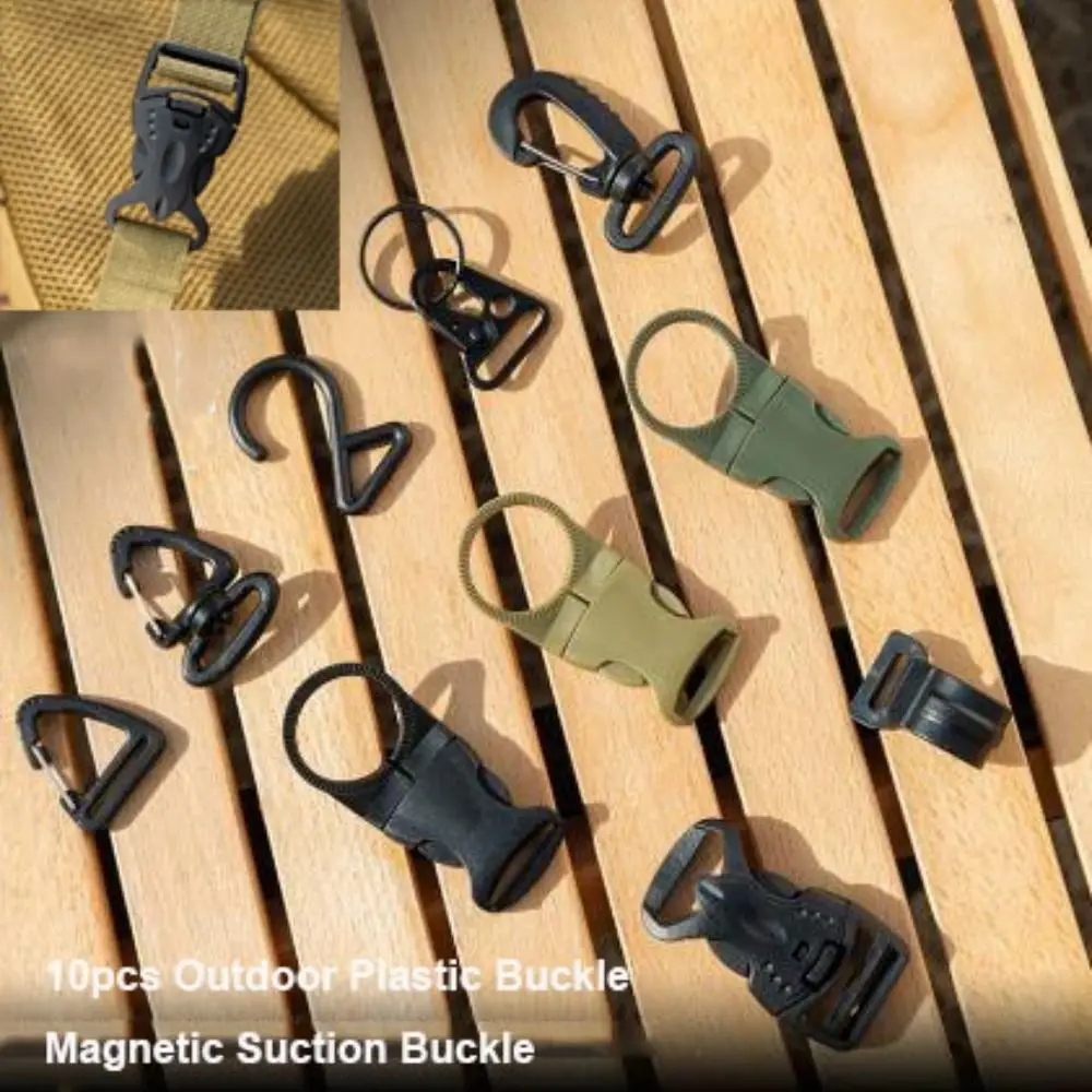 

10 шт. новая пластиковая уличная пластиковая пряжка 10 стилей черная магнитная присоска пряжка для свиного носа