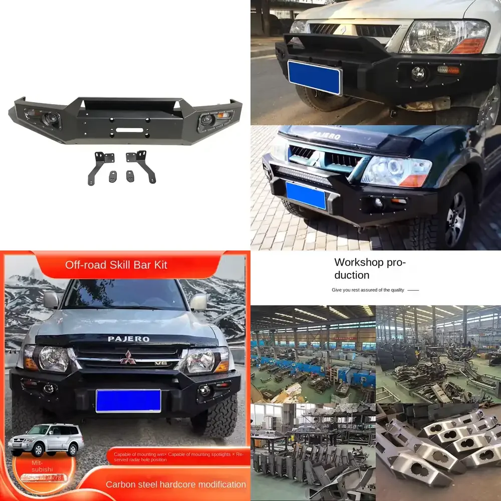 

New PAJERO V73/V75/V77/V78 Front Bumper Bolt-On Retrofit/Upgrade