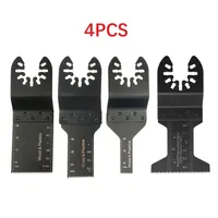4 Pcs Oscillating MultiTool Saw Blade HCS Cutting Disc Multifunction Tools Blades Woodworking Renovator Electrical Power Tools