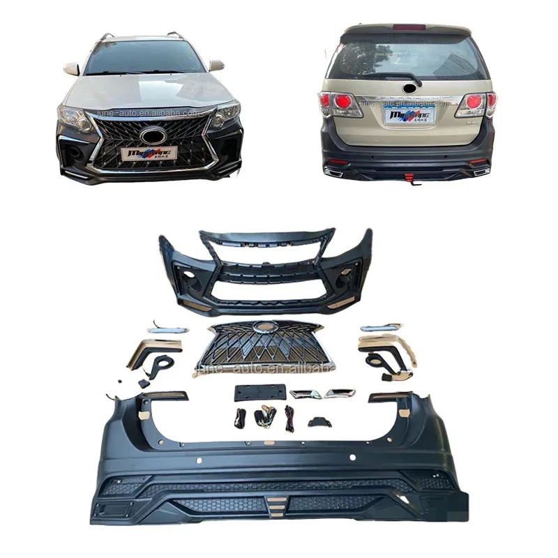 

Modification High Quality Car Bumpers Tuning for TRD Design Bodykit Body Kit Accessories for Fortuner 2012-2015 up
