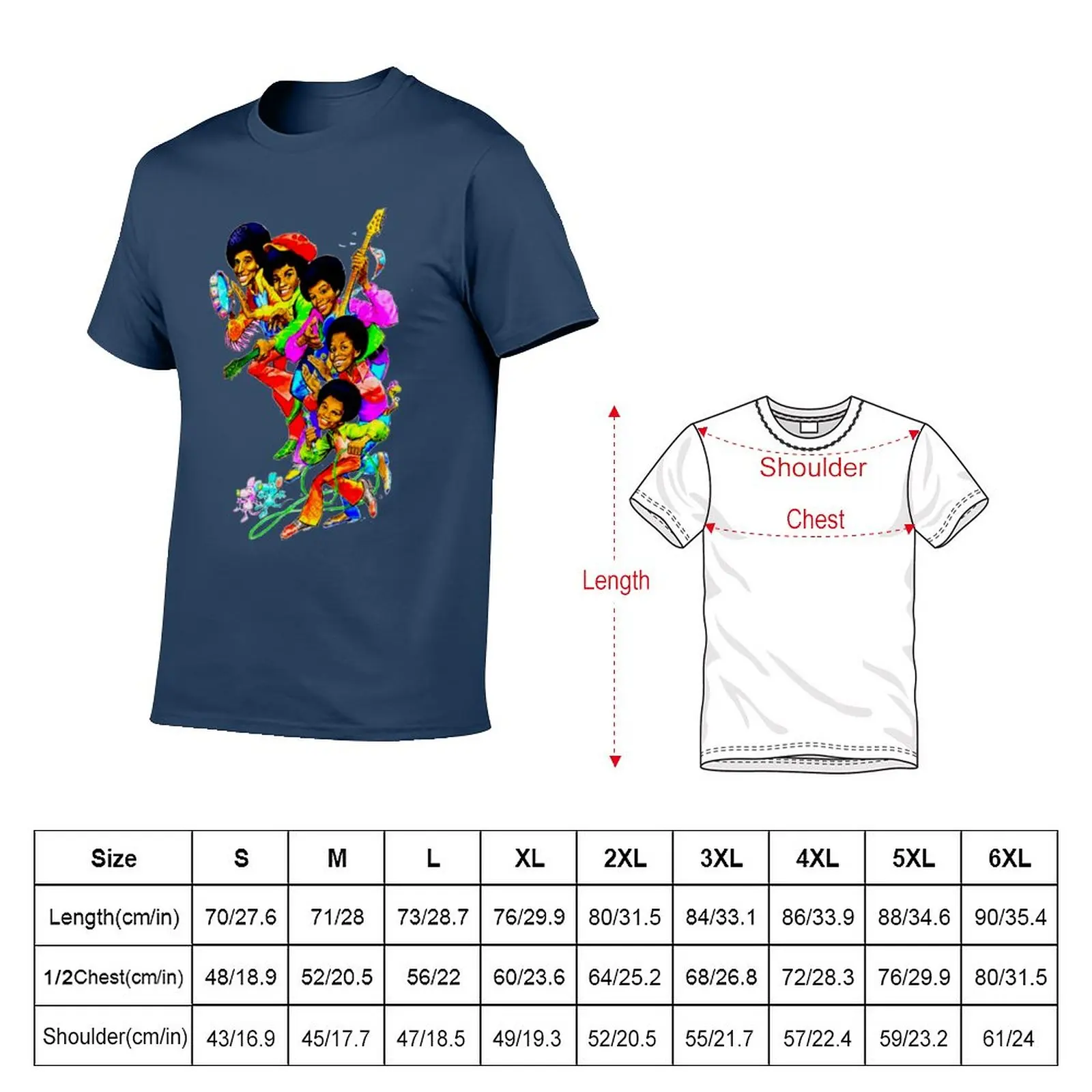 New The Jacksons T-Shirt custom t shirts design your own Short sleeve tee graphics t shirt clothes for men