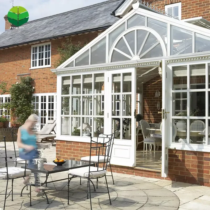 

Frame Patio Covers Sunrooms for Aluminum Sunroom Glass Outdoor Houses Solarium Winter Modern Prefabricated House Villa