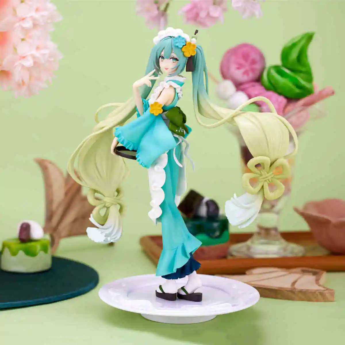 20cm 오리지널 후류 애니메이션 피규어 Vocalold 하츠네 미쿠 한정판 Pvc 모델 컬렉션 장난감 선물 장식품 생일 선물