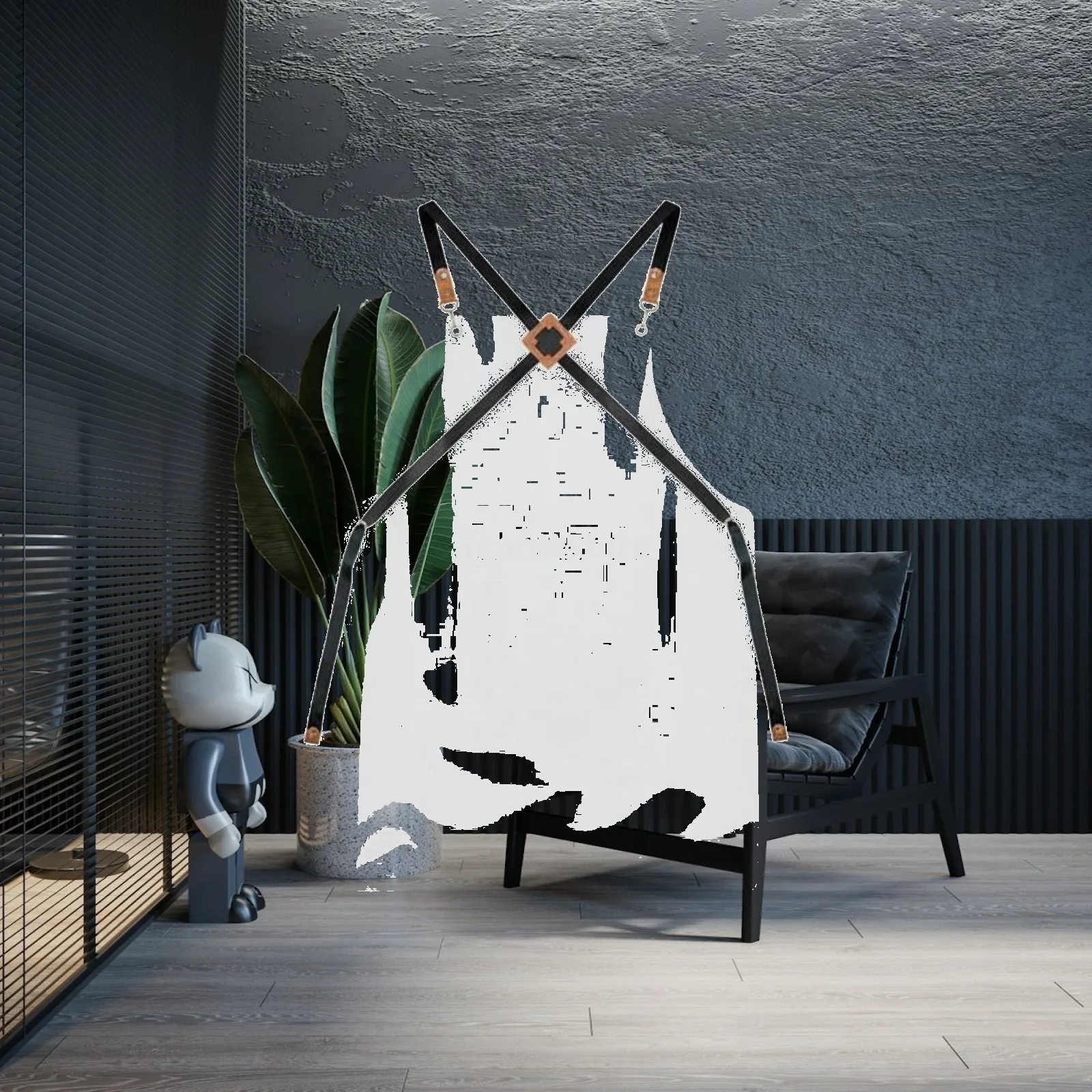 Waterproof PVC Kitchen Apron Easy Clean Oil Proof Cooking Smock for Culinary Teachers and Artists