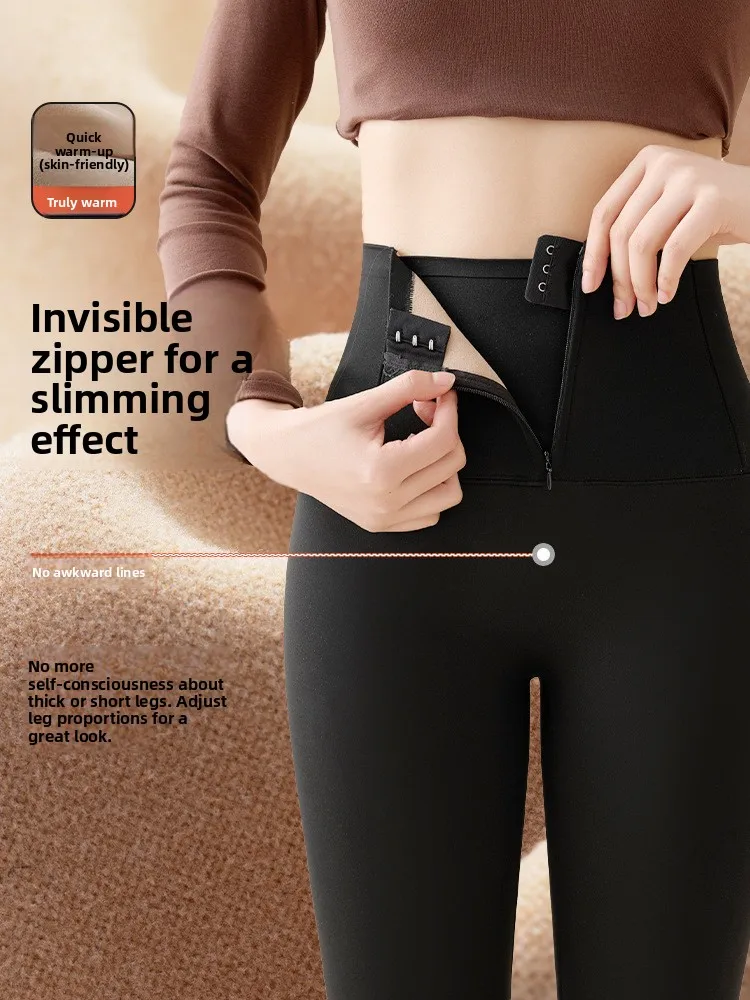 

Женские брюки для йоги Thiened Fce на подкладке из овчины с высокой талией, длинные, с контролем живота, с подтяжкой ягодиц, облегающие, корейские, повседневные