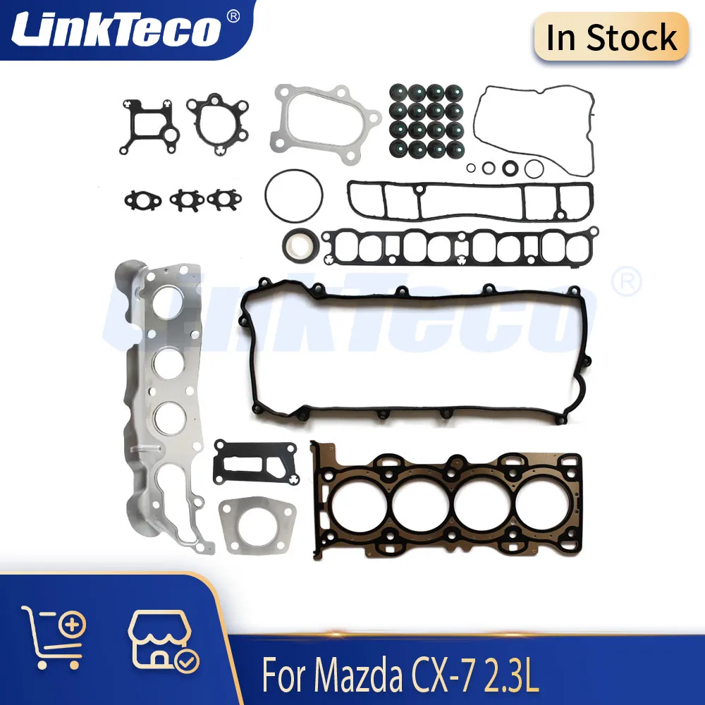 

Engine Parts Full Head Gasket Set Fit 2.3 L L4 Gas For Mazda CX-7 3 6 2006-2013 2.3L DOHC HS26407PT MZR