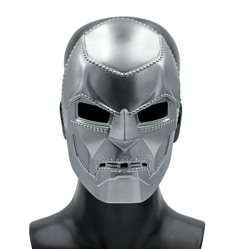 Halloween Costume Cosplay Doctor Mask Helmets Superhero Victor Von Doom Face Masks Masquerade Carnival Party Prop lf[5
