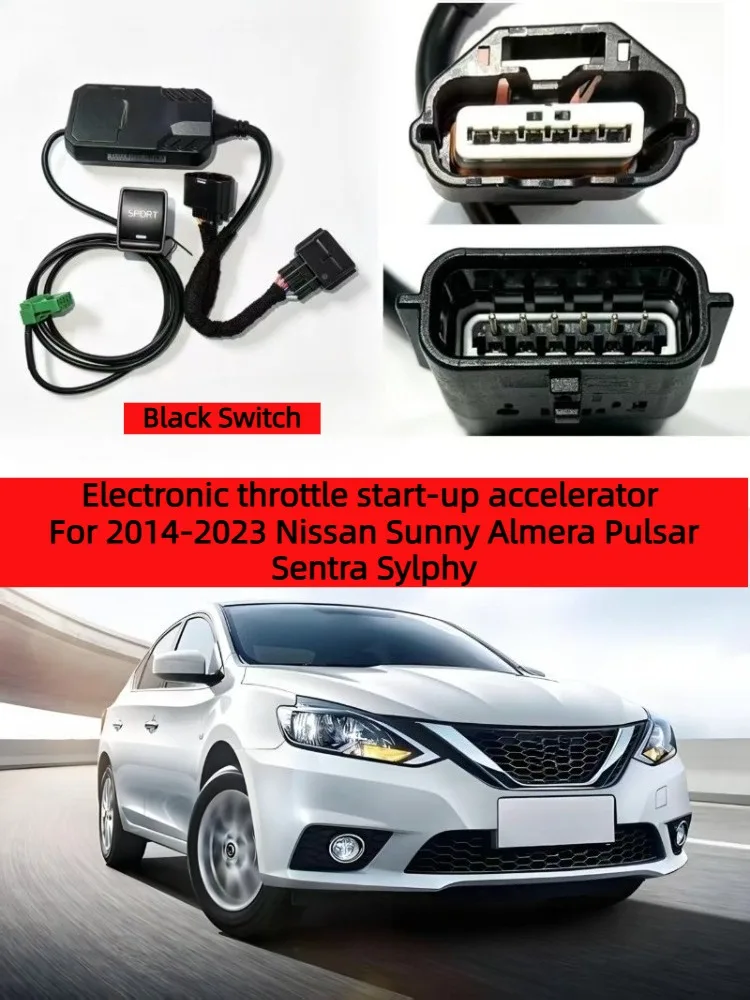 Electronic Throttle Controller Launch Acceleration Booster For 06–23 Nissan Sylphy; Resolves Acceleration lag When Starting.