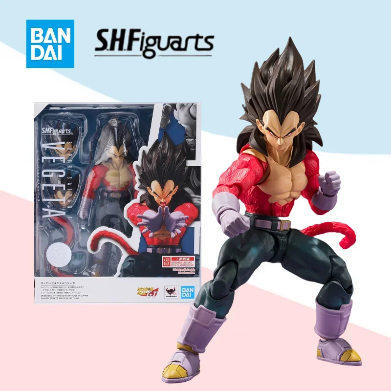 

Bandai Original S.H.Figuarts SHF Dragon ball GT SUPER SAIYAN 4 VEGETA full action anime model kit finished toy gift for kids