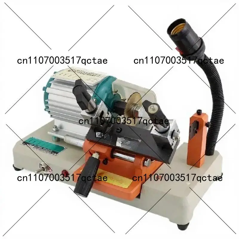 Car Key Duplicating Machine with Guide Pin, Horizontal Key Cutter for Copying Door Keys