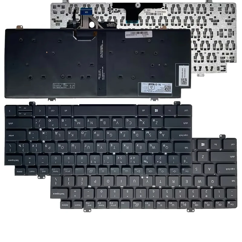 米国/ロシア語対応ノートパソコンキーボード Dell Latitude 3430 3440
