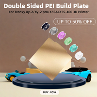 Tronxy PEI Build Plate 220/254/330/400mm for Xy-2/Xy-2 pro/X5SA/X5S-400 3D Printer Bed Double Sided Flexible Magnetic Print Bed