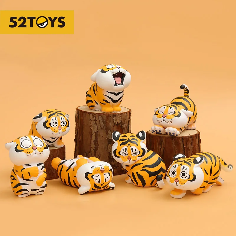 Original I Am Not Fat Tiger\'s Little Tiger Daily Series Blind Box Doll Cute Anime Figure Ornaments Collection Girl Birthday Gift