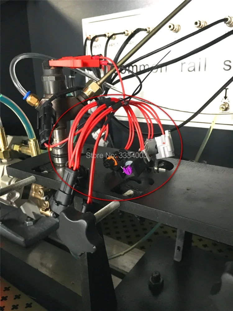 high pressure common rail test bench piezo injector and pump connect wire plugs for BOSCH DENSO DELPHI SIMENS