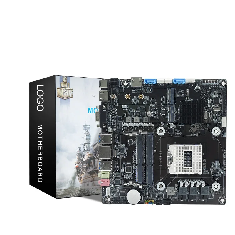 

HM87 Mini All-in-One Computer Motherboard Supports Fourth and Fifth Generation I3 I5 I7 Compatible