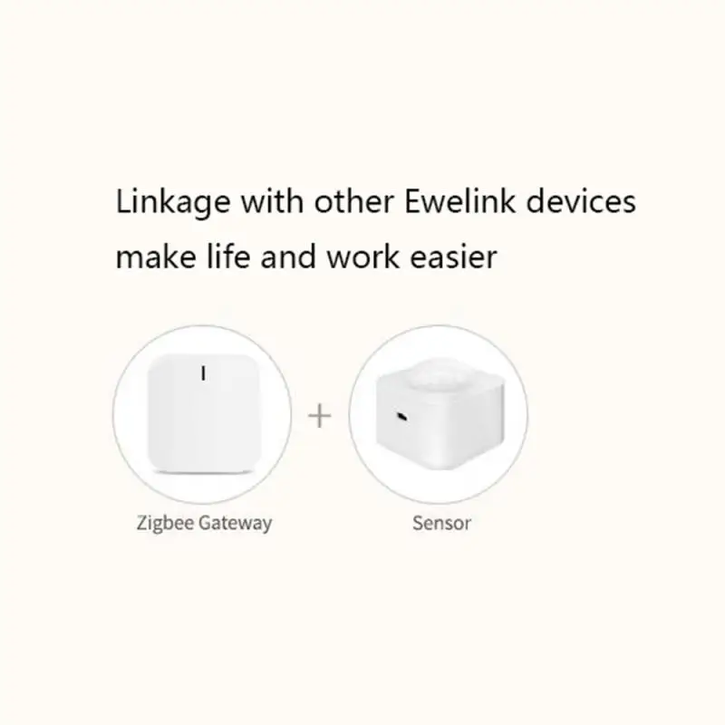 eWeLink APP ZigBee Motion Sensor PIR Infrared Human Presence Sensor Smart Home Automation Security Protection System Detector