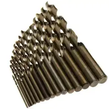 15pcs cobalt high speed steel twist drill set #2