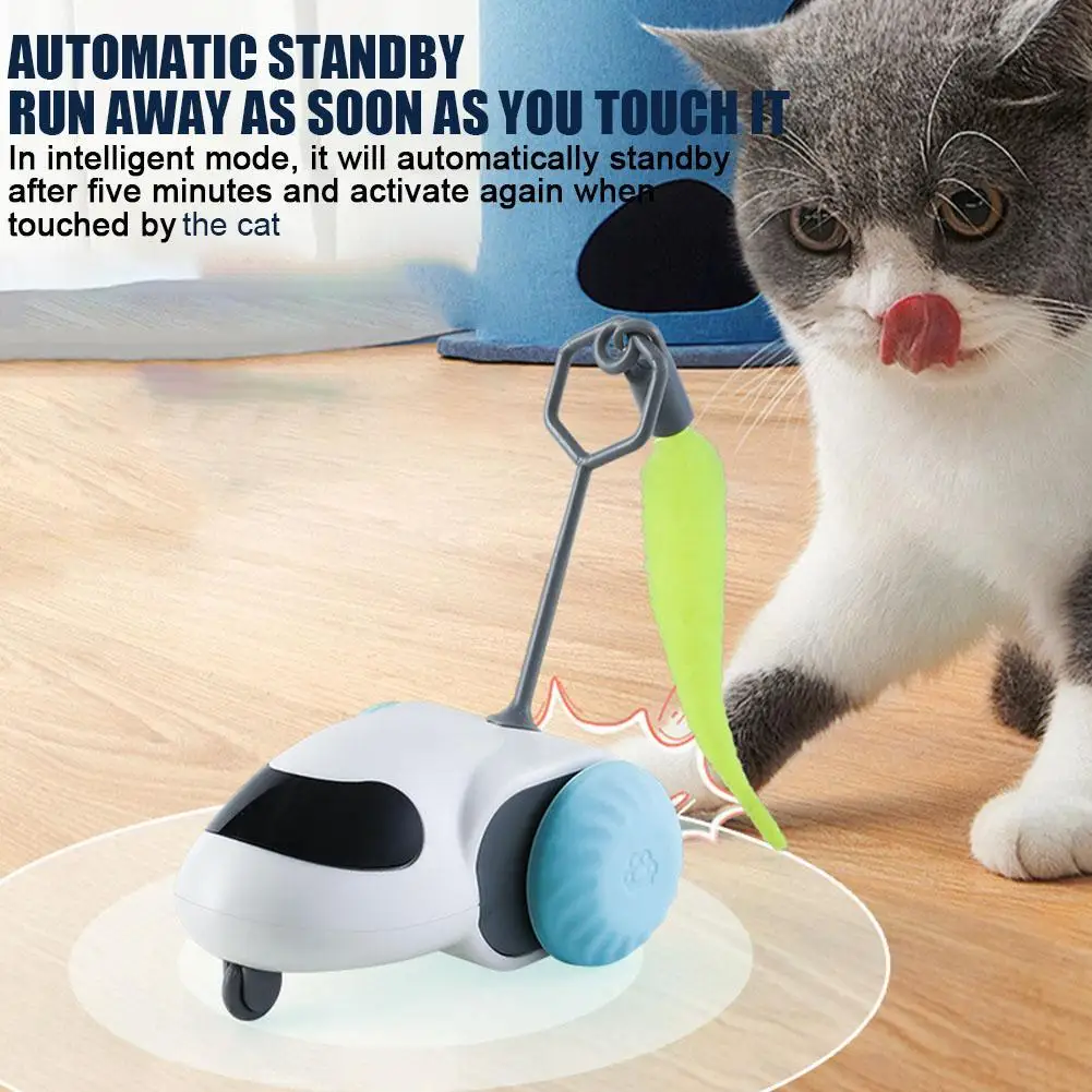 New Pet Gravity Smart Sports Car Cat Self-hilarious Owner-pet Toys Pet Effectively Anxiety Car Relieve Cat Interac Toys Ele J9B3