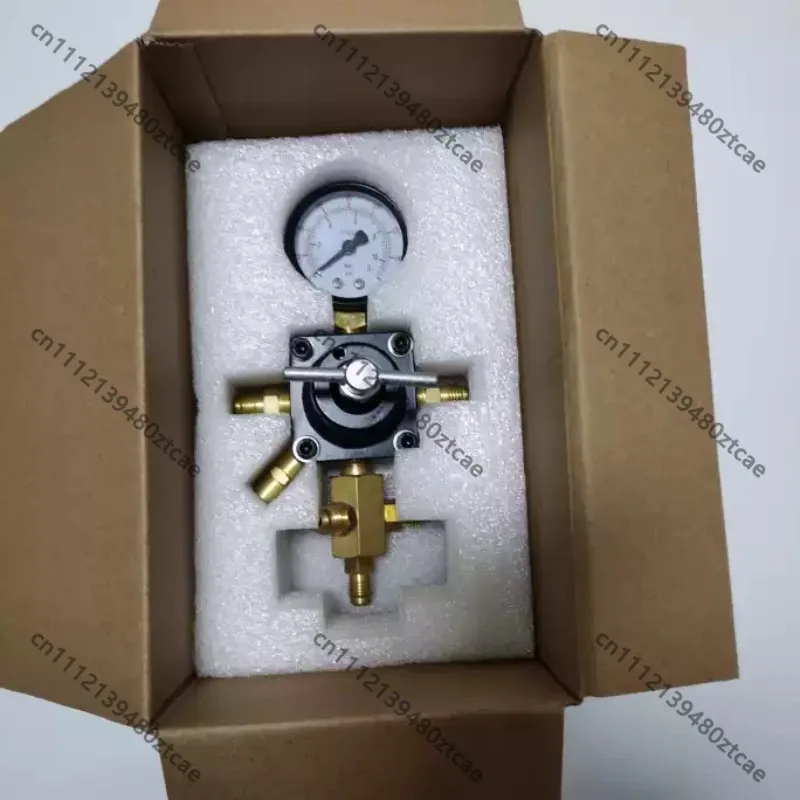 Dual Gauge CO₂ Pressure Control Assembly, Spare Component for Commercial Soda Fountain Machine BIB Syrup Pipeline Maintenance