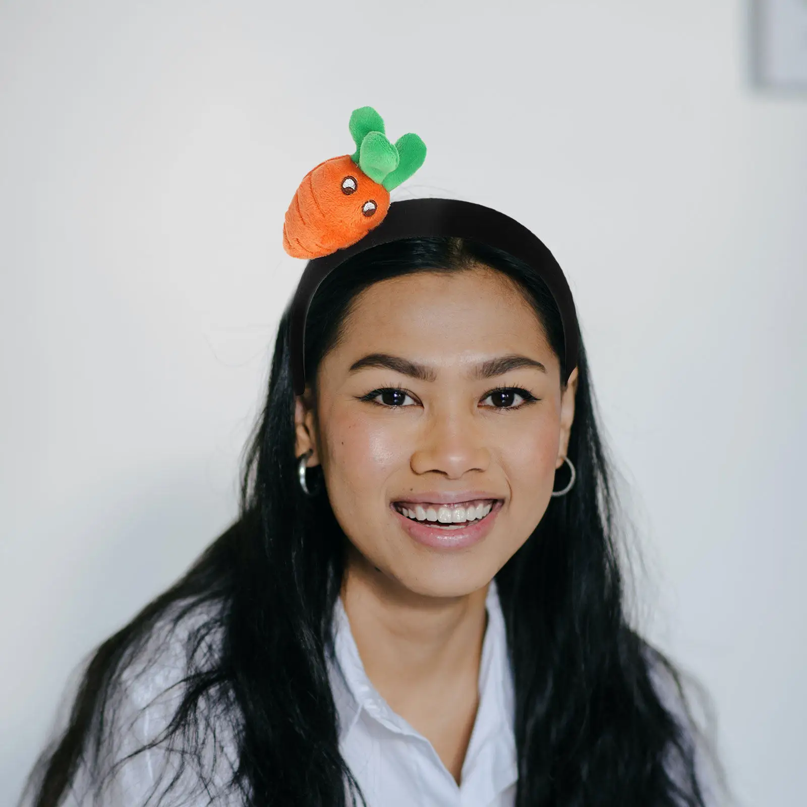 

2Pcs Adorable Carrot Hair Band for All Ages Comfortable Fit for Washing Face Festivals