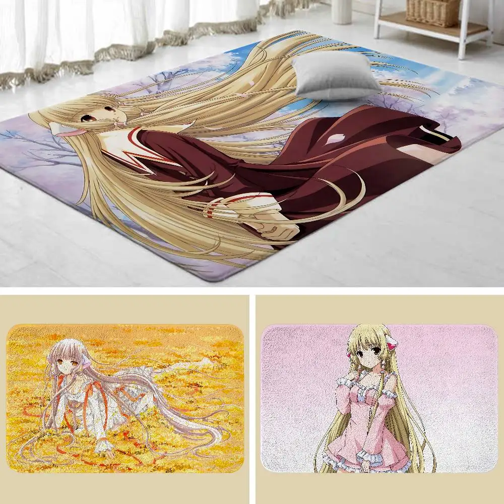 

Anime C-chobits Floor Mat Art Carpet Rug For Bedroom Living Room Sofa Home Doormat Decor,Large Kid Non-slip Floor Mat