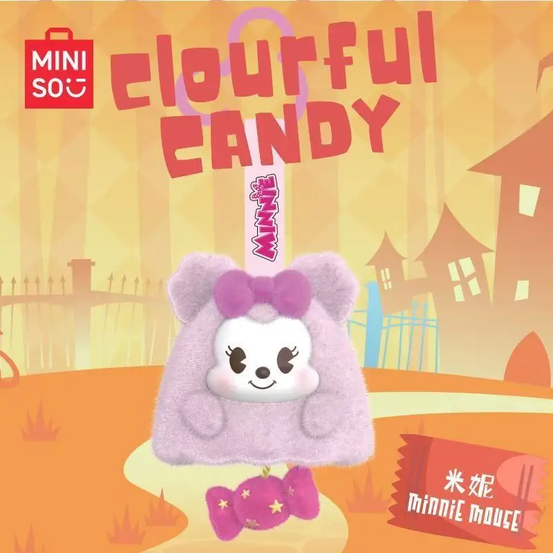 Nieuwe MINISO Blind Box Mickey Family Pluche Serie Mystery Box Anime Figuur Vinyl Massaal Hanger Ornament Collectible Custom Gift