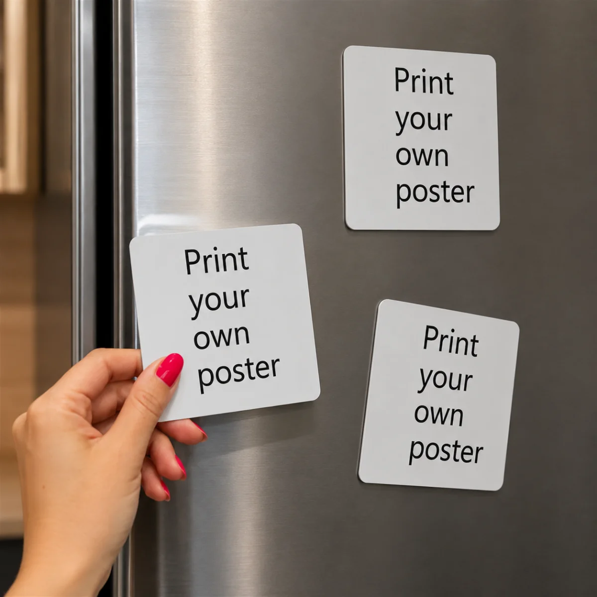 A Customizable Fridge Magnet—an Excellent Choice for Home Décor and an Ideal Gift, Available in Various Sizes. image 5