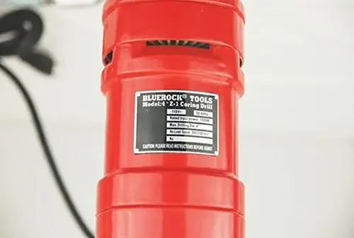DRILL PACKAGE DEAL 4Z1 2-SPEED CONCRETE CORING DRILL by BLUEROCK TOOLS COMES WITH 1", 2", 3", & 4" BITS