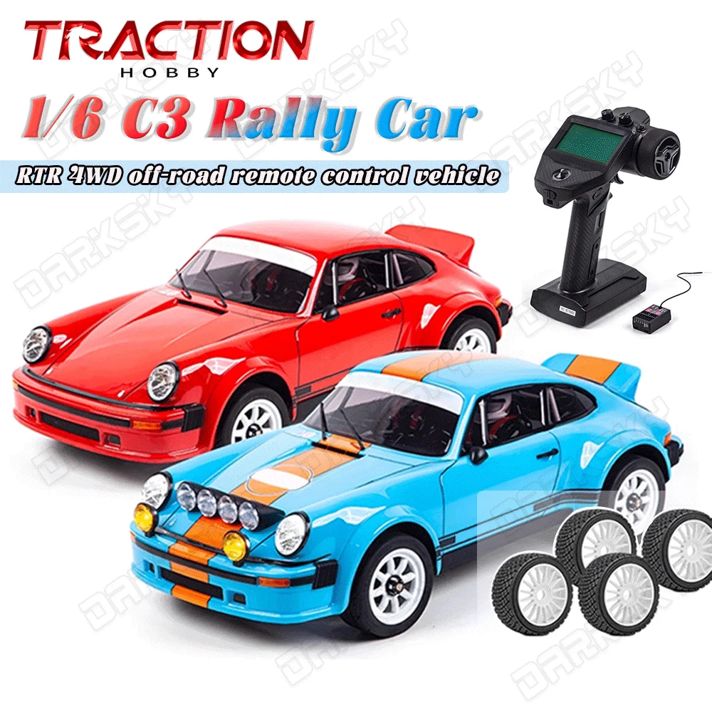 

KM TRACTION HOBBY Rally Car RTR 4WD 1/6 RC Electric Remote Control Model Car Rally Car Adult Children's Toys