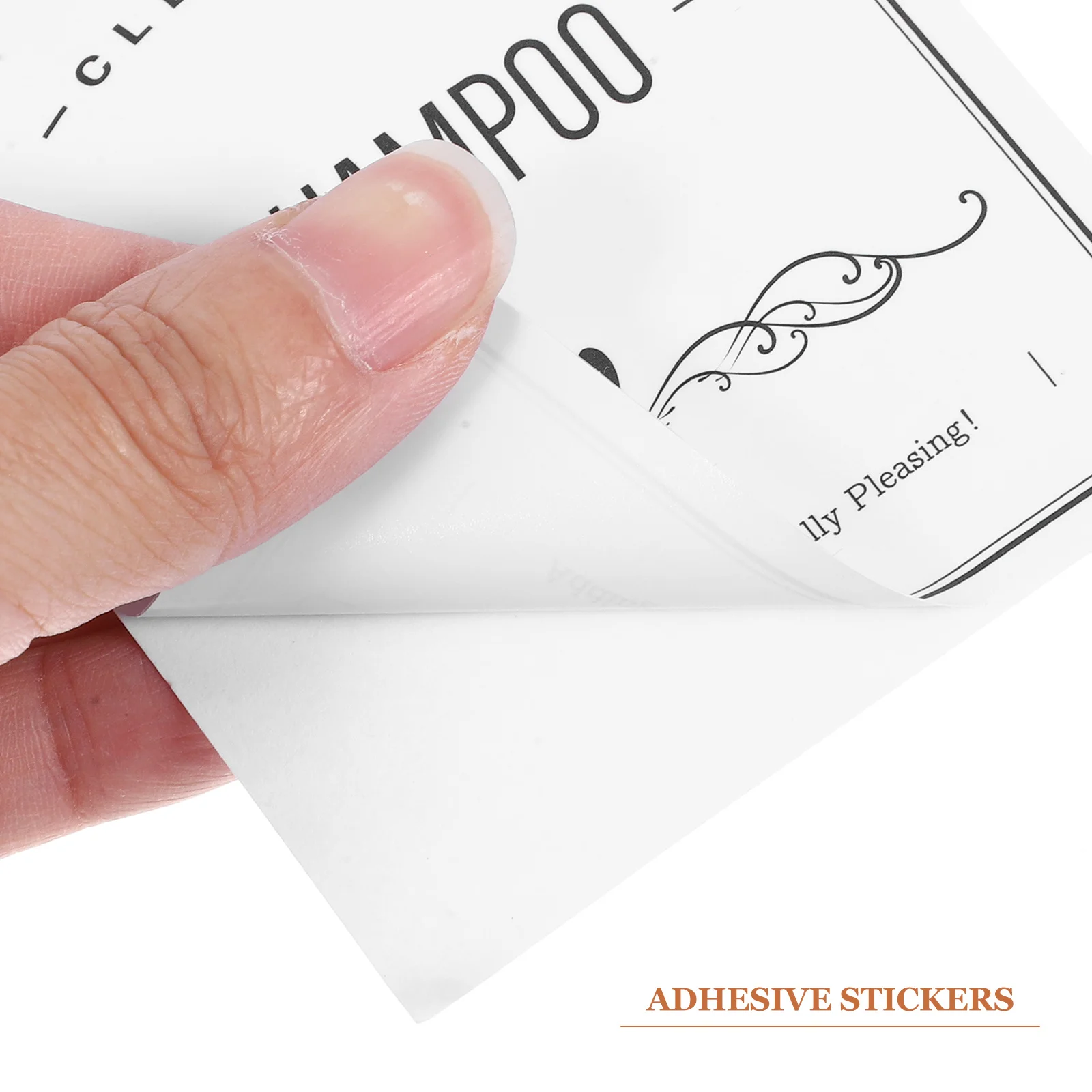 24 Stück wasserdichte Etiketten für Badezimmer-Shampoo-Flaschen, langlebige PVC-selbstklebende Aufkleber für die Organisation von Unterflaschen