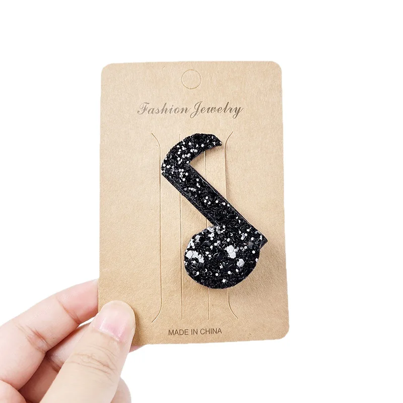 Nuovi fermagli per capelli per ragazza musicale, stile artistico per pianoforte e violino carino, capelli non danneggianti per bambini, accessori per principesse alla moda