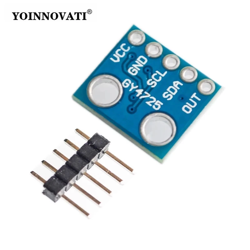 MCP4725 12-Bit DAC Breakout Board Module with I2C Interface - Digital-to-Analog Converter for Electronics Projects