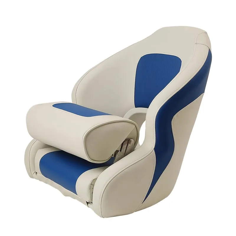 New luxury driving chair for yachts, Luya fishing boat leather seat, available in stock for marine yacht seats