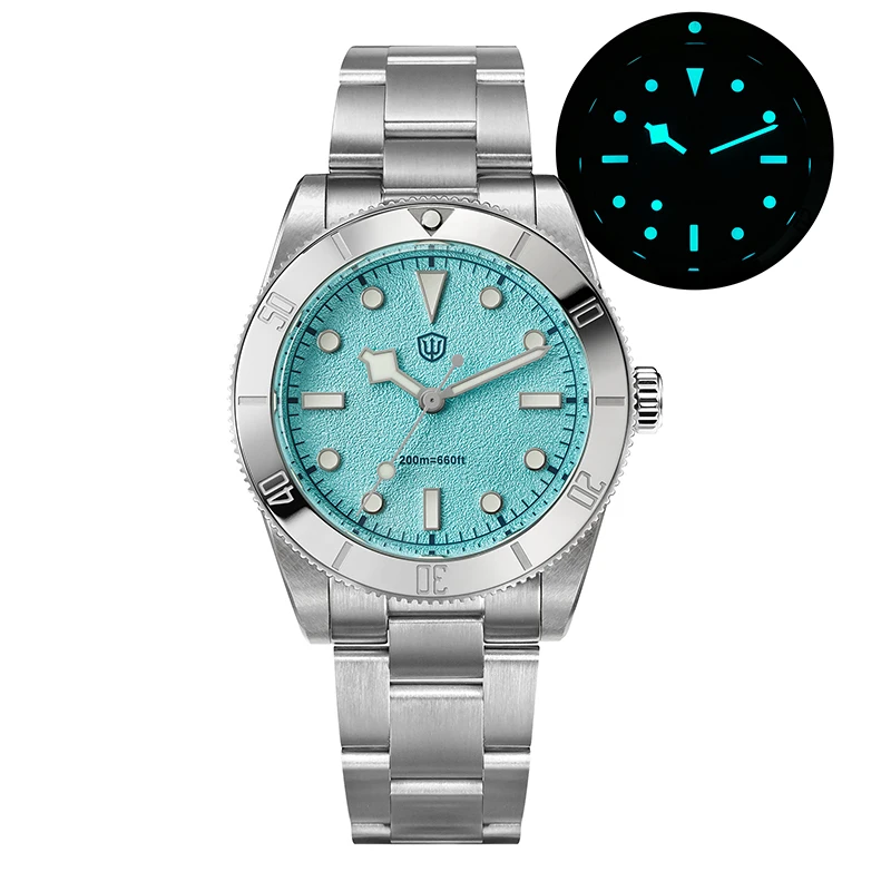 Watchdives WD7922 BB54 Watch VH31 Sweep Second Movement Quartz Watch Sapphire Crystal C3 Luminous 200m Waterproof Dive Watch image 3