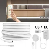 24V COB Neon Strip Light 280LEDs/M Solid Silicone Gel Tube With Dimmable Touch & Hand Sweep Motion Sensor Switch Waterproof Tape